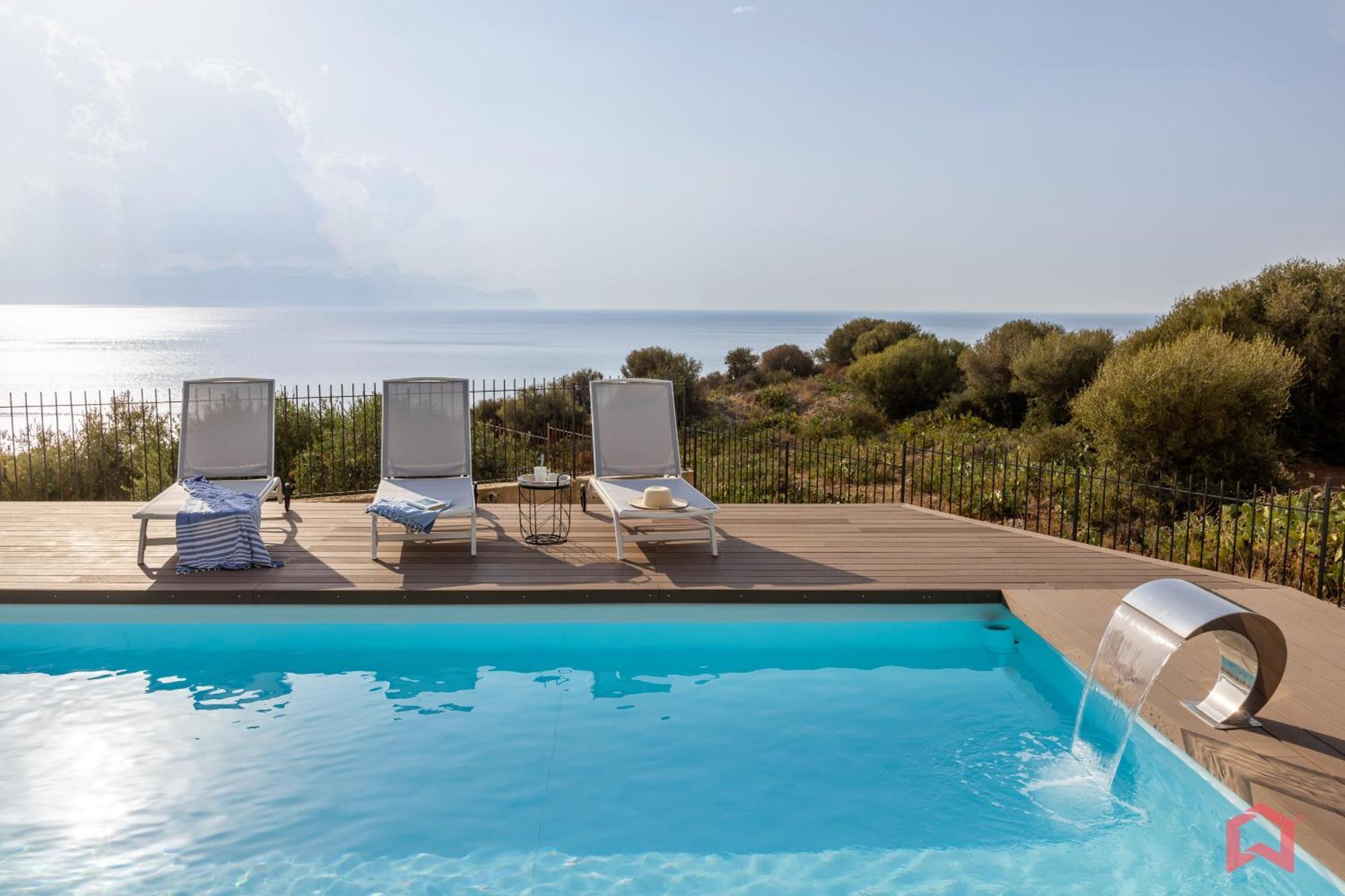 Villa With Sea View Private Pool Terrasini Exterior foto